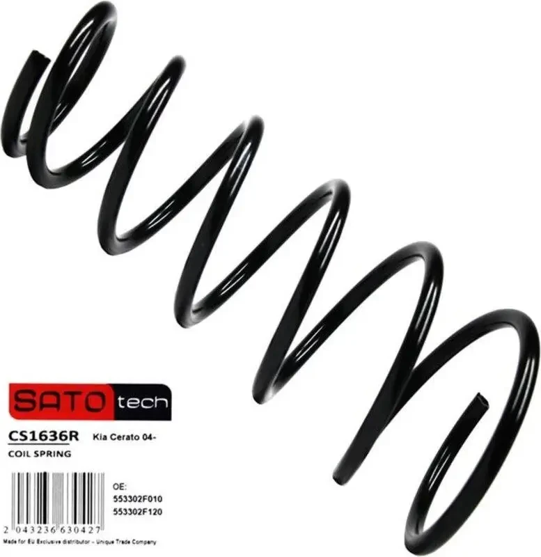 Пружина Kia Cerato 04 - Tech CS1636R, фото 1