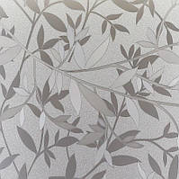 Самоклейка вітражна Patifix Листя прозорий матовий 0,675 х 1м (61-2190), Білий, Білий