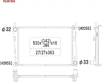 Радиатор охлаждения двигателя Koyorad PL061854