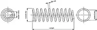 Пружина ходовой части MONROE OESpectrum SPRINGS Monroe SP0010 для FORD SIERRA (GBG, GB4)