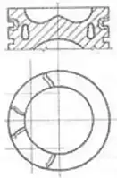 Поршень Nural 87-436700-00 для CITROËN C5 III (RD_)