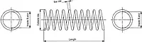 Пружина подв. Hyundai Sonata задн. OESpectrum (пр-во Monroe)