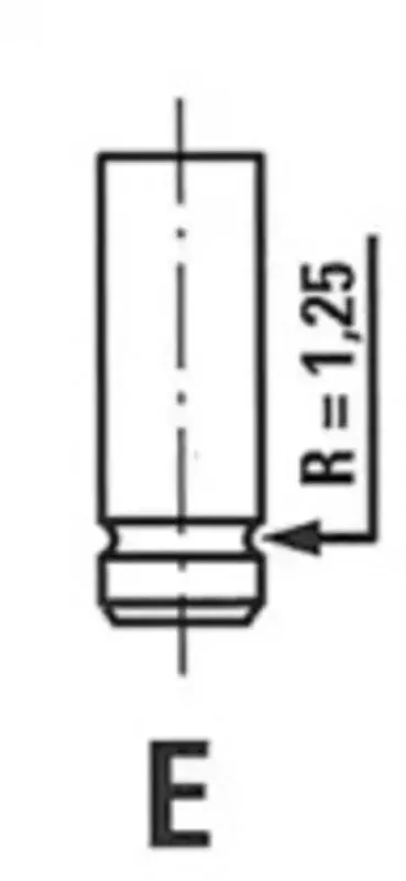 Впускний клапан Freccia R4221/S для RENAULT 11 (B/C37_)