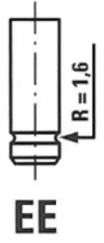 Випускний клапан Freccia R4391/RNT для FORD ECONOVAN (KBA, KCA)