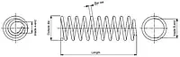 Пружина подв. RENAULT MEGANE задн. OESpectrum (пр-во Monroe)