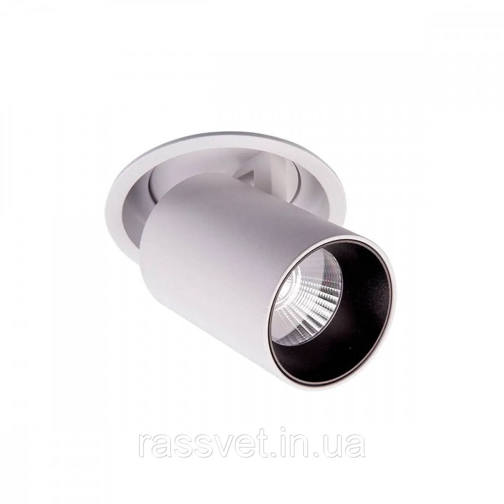 Точковий світильник MJ-Light SL74058/12W WH+BK 3000K