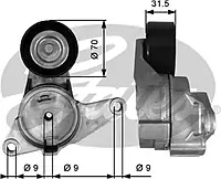 Натяжной ролик Gates T38397, поликлиновойремень DriveAlign® для ALFA ROMEO 159 (939_)