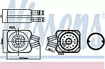 Радіатор масляний AUDI 100 (C4) (90-) 1.6 i (+) (пр-во Nissens)