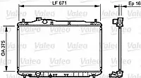 Радиатор Valeo 735243, охлаждение двигателя для HONDA CIVIC VIII Hatchback (FN, FK)