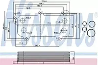 Радиатор масляный VW TOUAREG, VW T5 (пр-во Nissens)