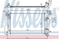 Радиатор охлождения TOYOTA COROLLA (E12, E13) (01-) (пр-во Nissens)
