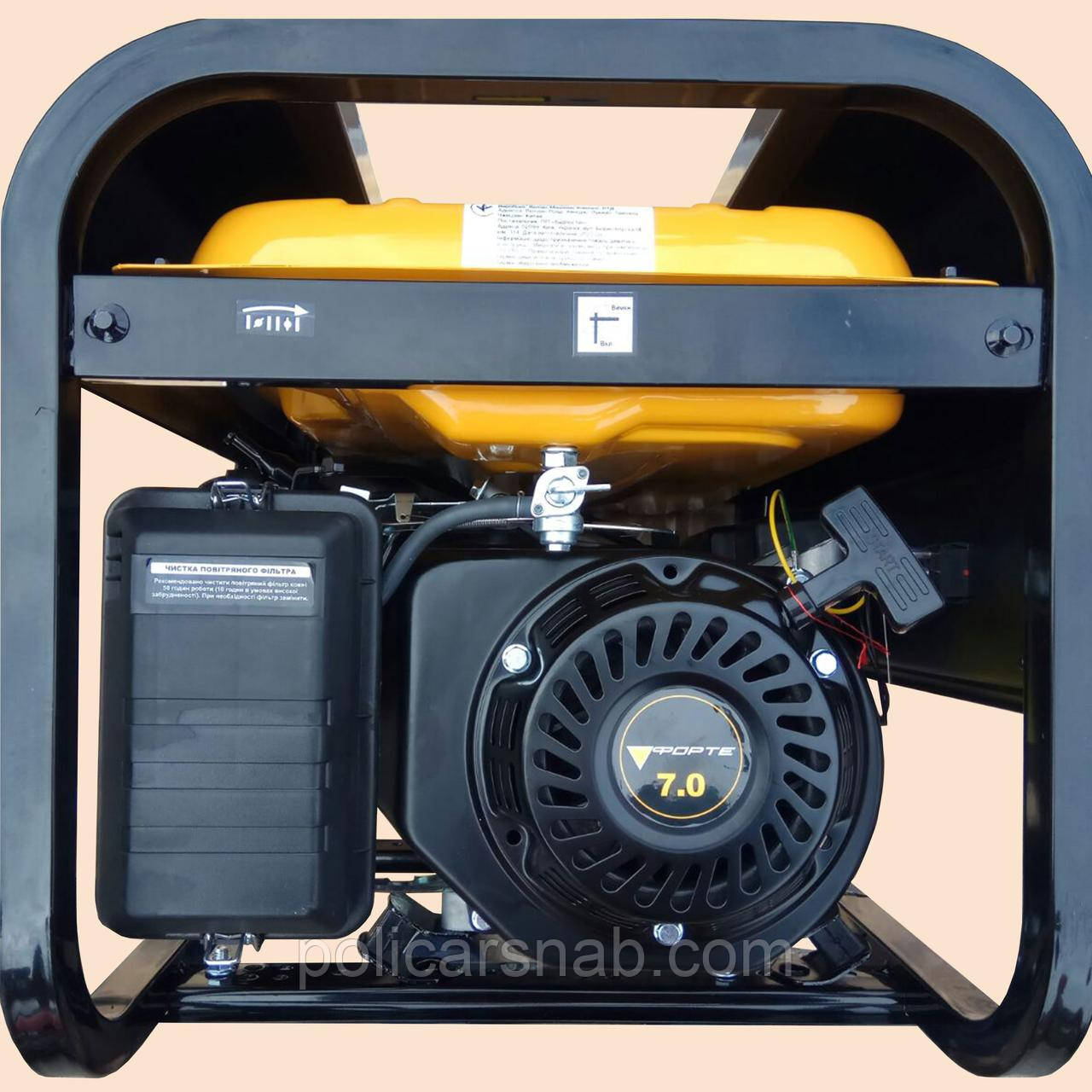 Электрогенератор бензиновый однофазный 220 вольт, аварийный источник света для дачи и загородного дома бытовой - фото 9 - id-p1673741466