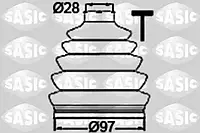 Комплект пылника Sasic 1906061, приводной вал для AUDI A3 (8V1, 8VK)