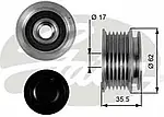 Механізм вільного ходу генератора Gates OAP7044 DriveAlign® для AUDI A3 (8P1)