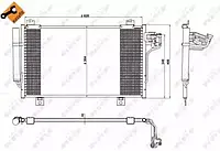 Конденсатор NRF 350229, кондиционер EASY FIT для MAZDA 3 (BM)