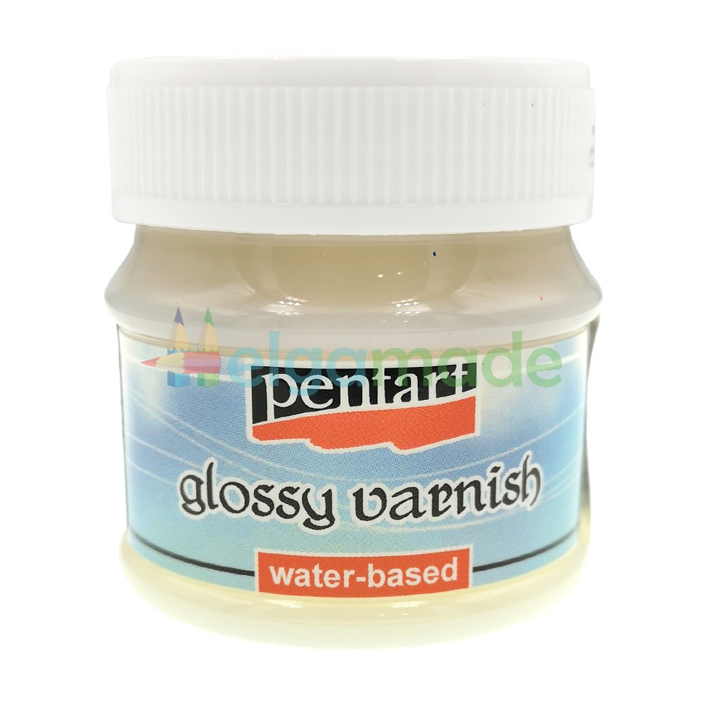 Лак фінішний на водній основі глянцевий, 50 мл, Pentart, фото 1