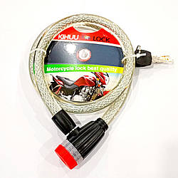 Велосипедний замок 7107/ Товщина 13 мм/Довжина 80 см