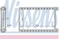 Теплообмінник Nissens 70523, опалення салону для BMW 1 (E81)