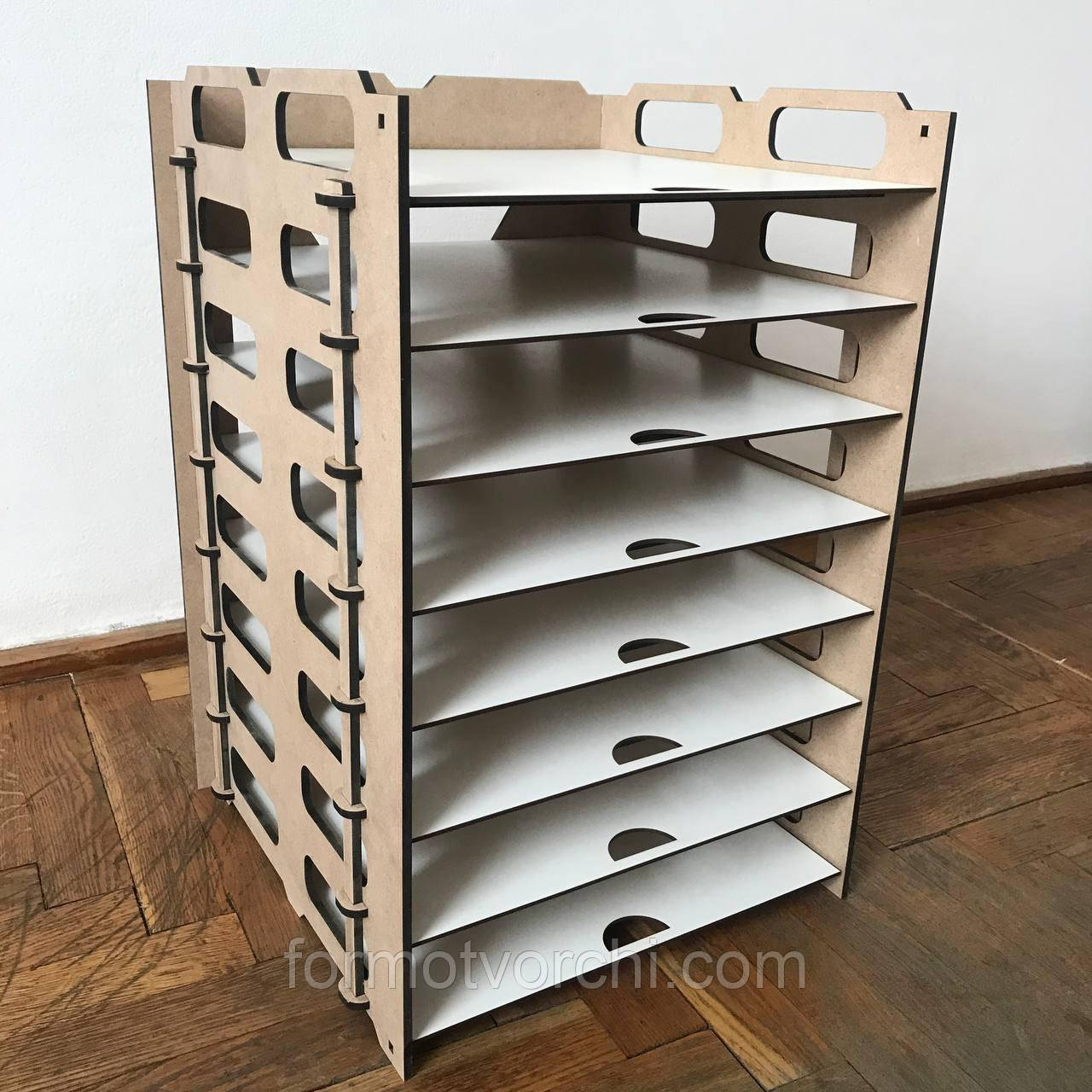 Стелаж для сушки пряників і зефіру на 8 полиць