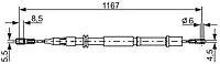 Трос Bosch 1987477199 BC880, стояночная тормозная система для MERCEDES-BENZ V-CLASS (638/2)