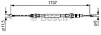 Трос Bosch 1987477261 BC890, стояночная тормозная система для NISSAN INTERSTAR c бортовой платформой/ходовая