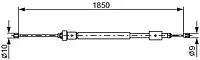 Трос Bosch 1987477595 BC457, стояночная тормозная система для CITROËN BERLINGO (MF)