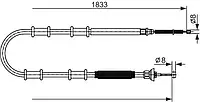 Трос Bosch 1987482593 BC2593, стояночная тормозная система для FIAT DOBLO c бортовой платформой/ходовая часть