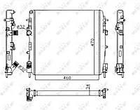 Радиатор NRF 58317A, охлаждение двигателя Economy Class для NISSAN KUBISTAR (X76)