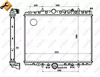 Радиатор NRF 58341, охлаждение двигателя EASY FIT для CITROËN C5 I (DC_)