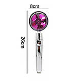 Лійка душова з унікальним малюнком води та турбонадувом Turbocharged shower 360 градусів верхній душ для ванної кімнати, фото 2