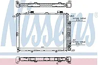 Радиатор охлаждения MERCEDES E-CLASS W 210 (95-) (пр-во Nissens)