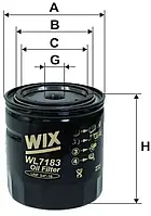 Масляный фильтр Wix Filters WL7183 для OPEL FRONTERA A (5_MWL4)