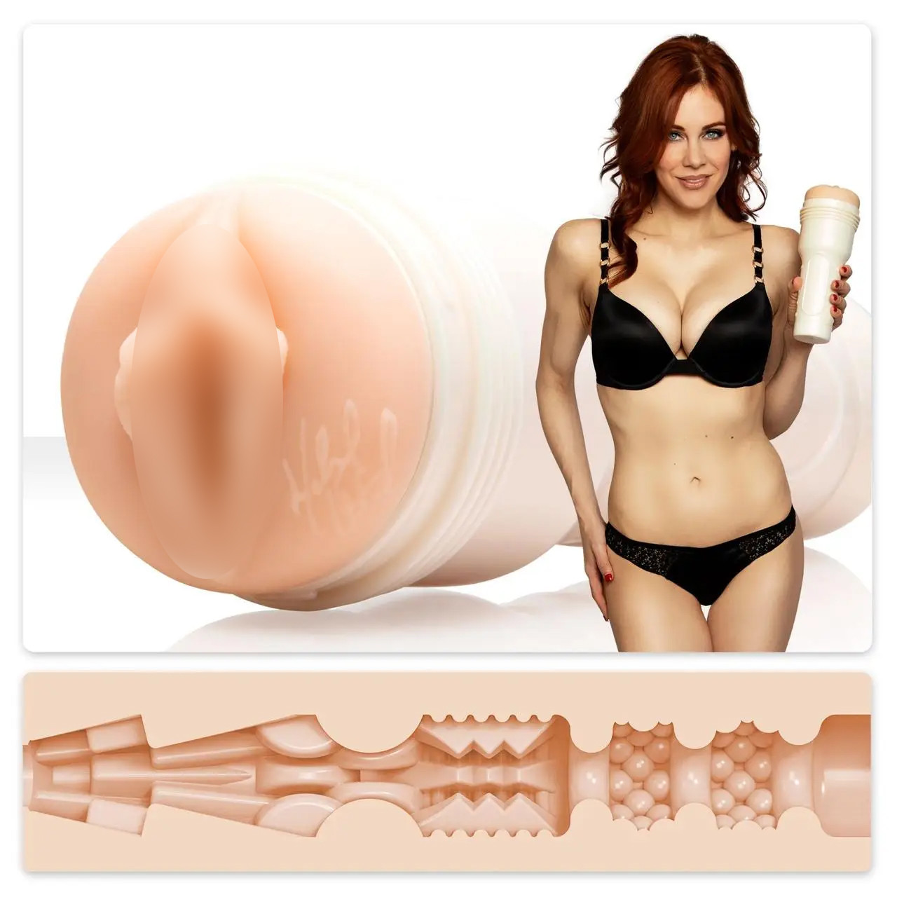 Мастурбатор Fleshlight Girls: Maitland Ward - Toy Meets World, зі зліпком вагіни, дуже ніжний Feromon, фото 1