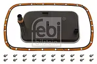 Фильтр масляный АКПП BMW (E39, E46) с прокладкой (пр-во FEBI)