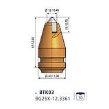 Різці для бурових головок BTK03 BG25K-12.3361, фото 11