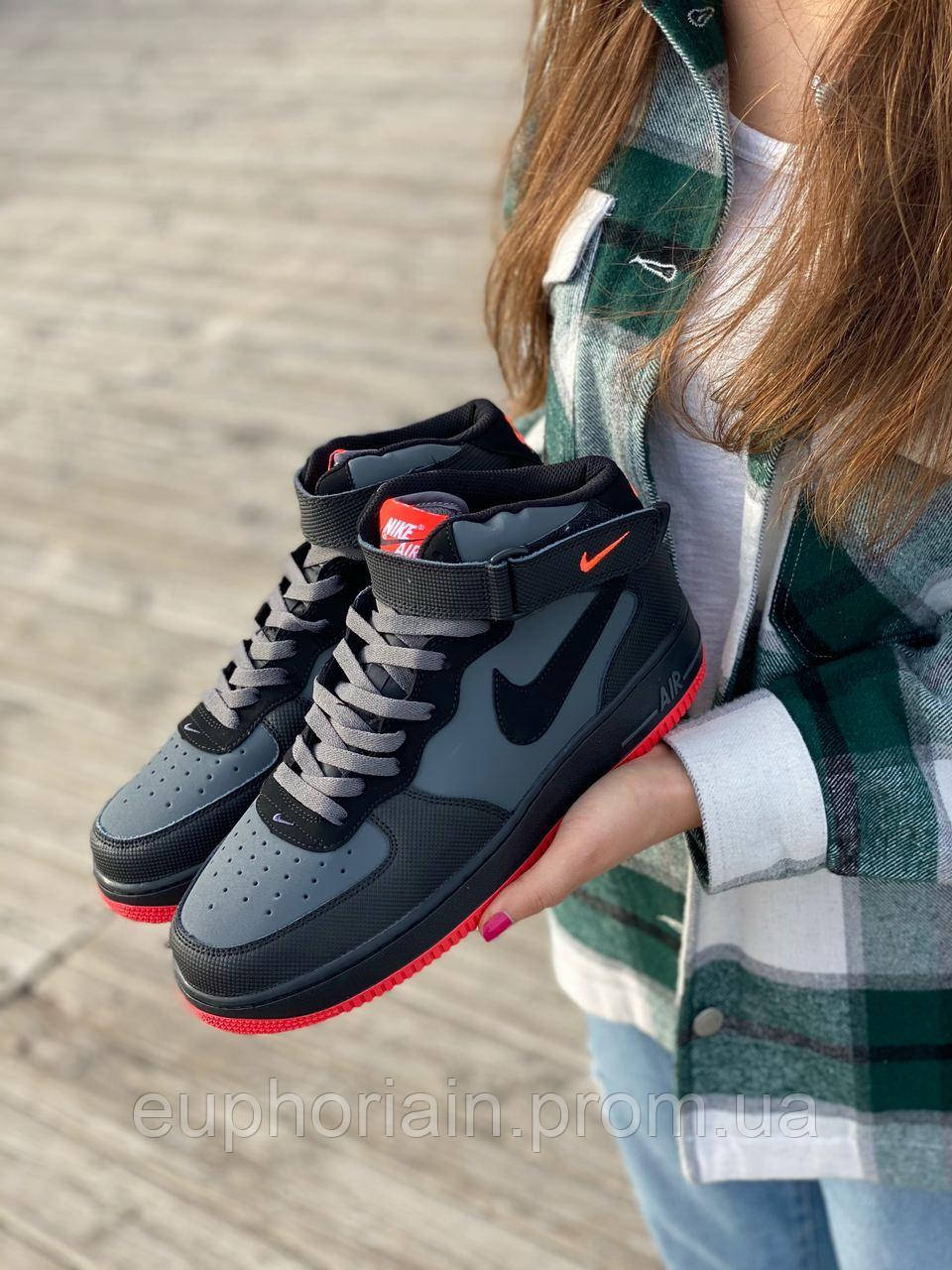 Nike Air Force 1 Black Red ID 1673785919 2310 Prom.ua