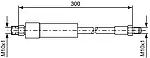 Гальмівний шланг Bosch 1987476074 BH045 для ALPINA B7 (E65)
