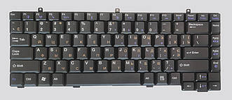 Клавіатура для ноутбуків Gateway NA1, QA1, QA4, E-265M, E-475M чорна RU/US