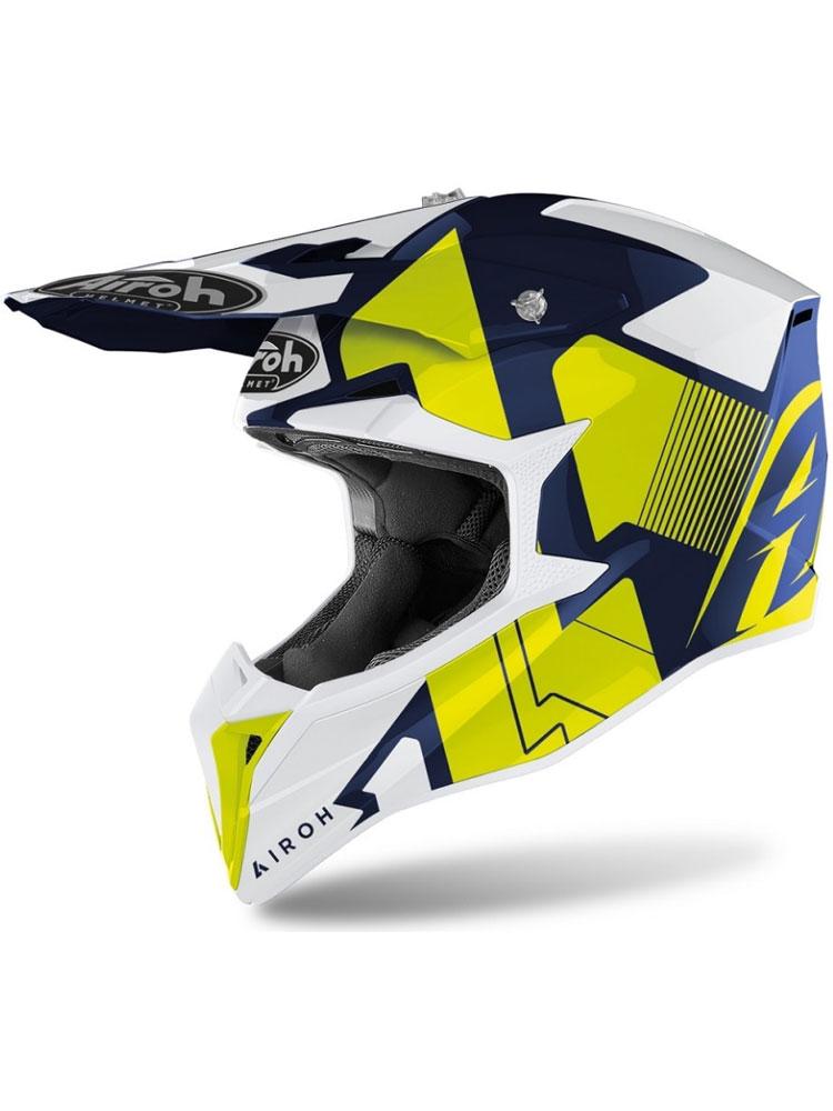 Мотошлем Airoh Wraap Raze Blue