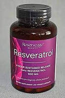 Ресвератрол, 500 мг, ReserveAge Nutrition, 60 вегетаріанських капсул. Зроблено в США.