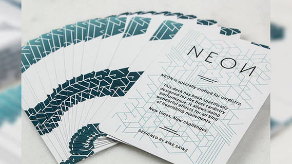 Bicycle neon cards hotsell