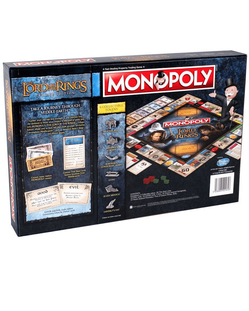 Monopoly The Lord Of The Rings Trilogy Edition (Монополия Властелин ...