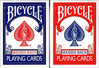Игральные Карты Bicycle Maiden Back marked edition red/blue