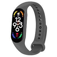 Силіконовий ремінець BeCover для Xiaomi Mi Smart Band 7 Gray (707480)