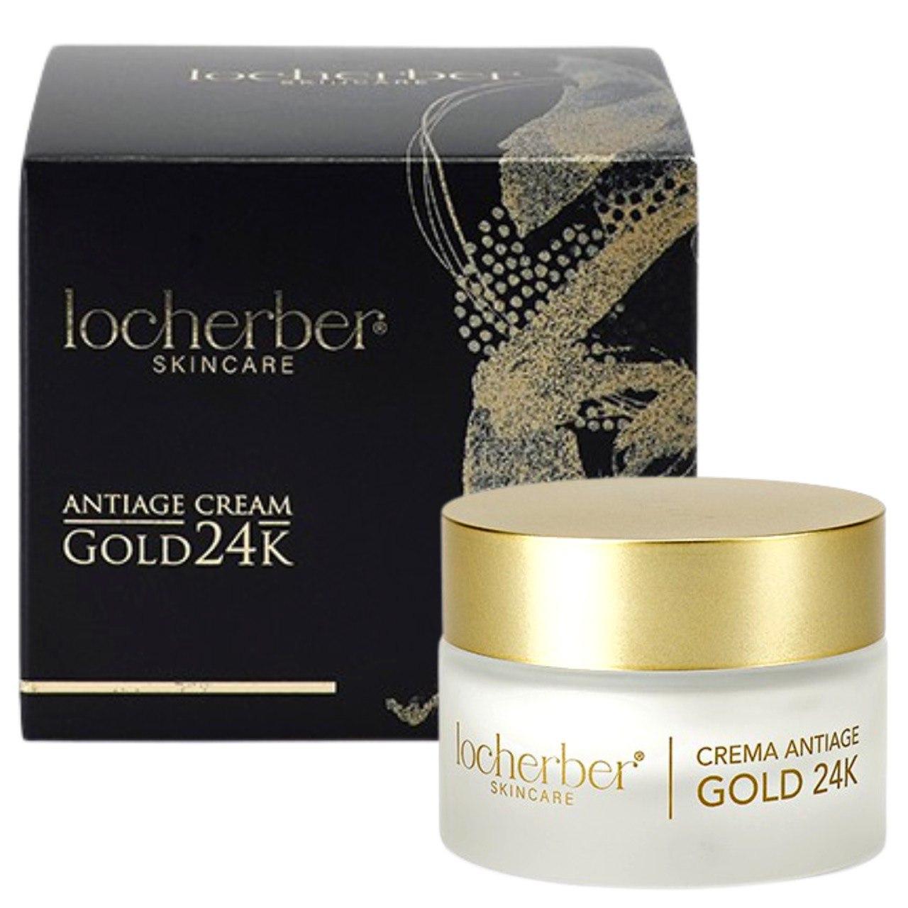Антивіковий крем із колоїдним золотом Gold 24 Locherber Швейцарія 50 мл, фото 1