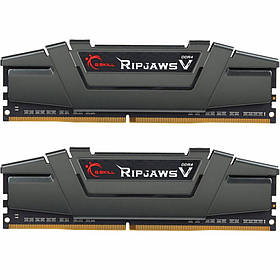 Додаток пам' яті для DDR4 16GB (2x8GB) 3200 MHz RipsjawsV G.Skill (F4-3200C16D-16GVGB)