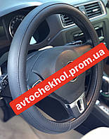 ЧЕХОЛ НА РУЛЬ ДЛЯ CHEVROLET NIVA (2002-2014/2014+) (черный) код товара: RL443