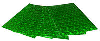 Кольорова ЕВА піна А4,21х29,7см,1,80 мм 5 аркуш.зелений HL-EVA-006(ФЦ005/3) ish