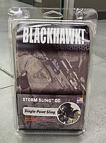 Ремінь одноточковий збройовий Чорний, нейлон, BLACKHAWK Storm Sling QD швидкознімний, ремінь для автомата (70GS15BK), фото 4