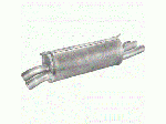 Глушник Опель Омега Б (Opel Omega B) 3.0 MV6 24V kombi 94- (17.294) RK